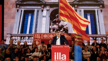 El candidato del Partido Socialista Catalán, Salvador Illa