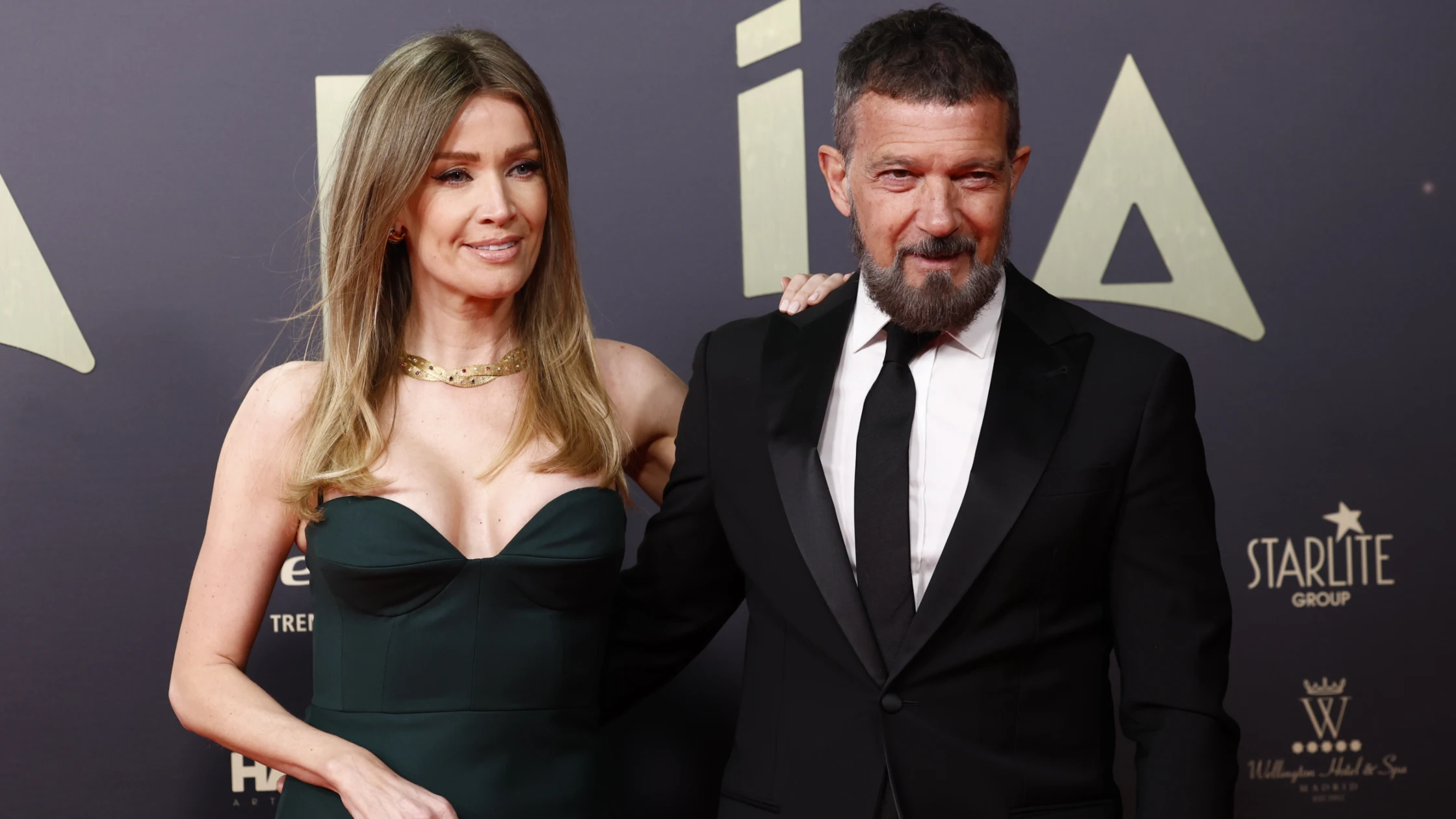 Antonio Banderas y Nicole Kimpel