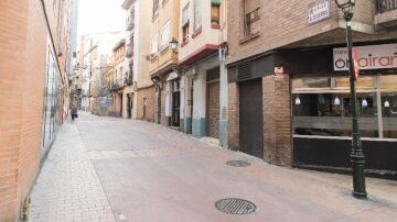 Calle Boggiero, en Zaragoza.