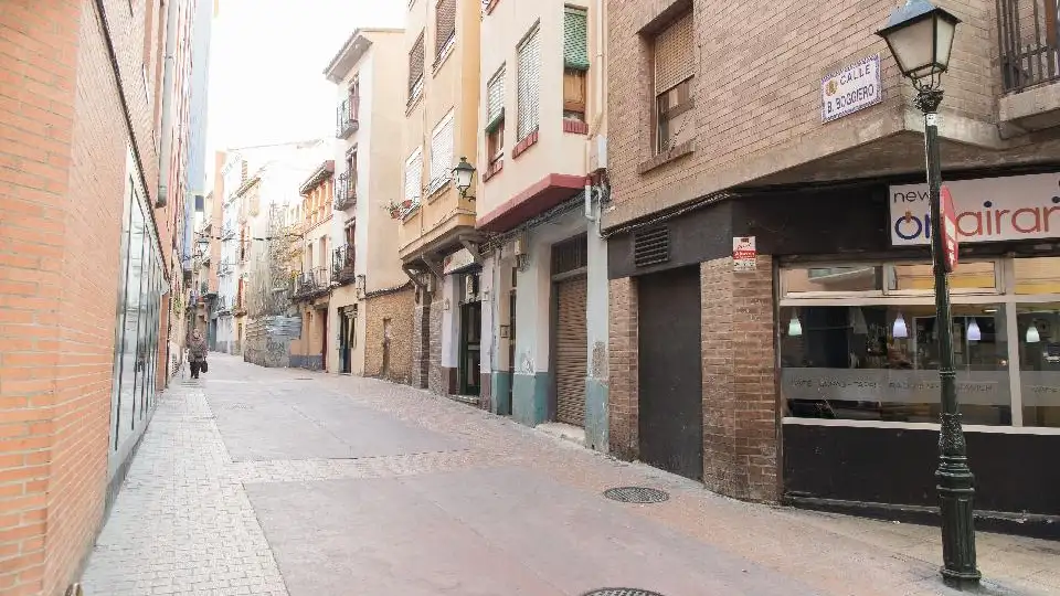 Calle Boggiero, en Zaragoza.