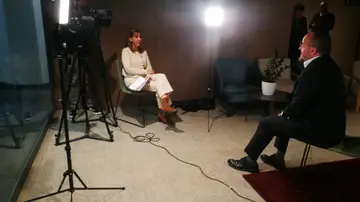 Alejandro Fernández, PPC, en una entrevista para Antena 3 Noticias