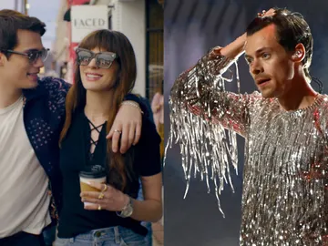 Anne Hathaway y Nicholas Galitzine en La idea de tenerte junto a Harry Styles Anne Hathaway y Nicholas Galitzine en La idea de tenerte junto a Harry Styles