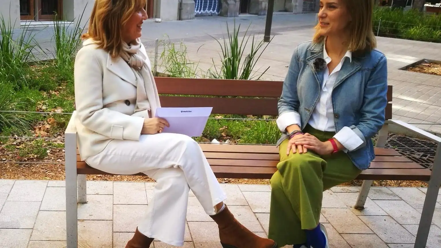 Jéssica Albiach (Comuns/Sumar) en una entrevista para Antena 3 Noticias Jéssica Albiach (Comuns/Sumar) en una entrevista para Antena 3 Noticias