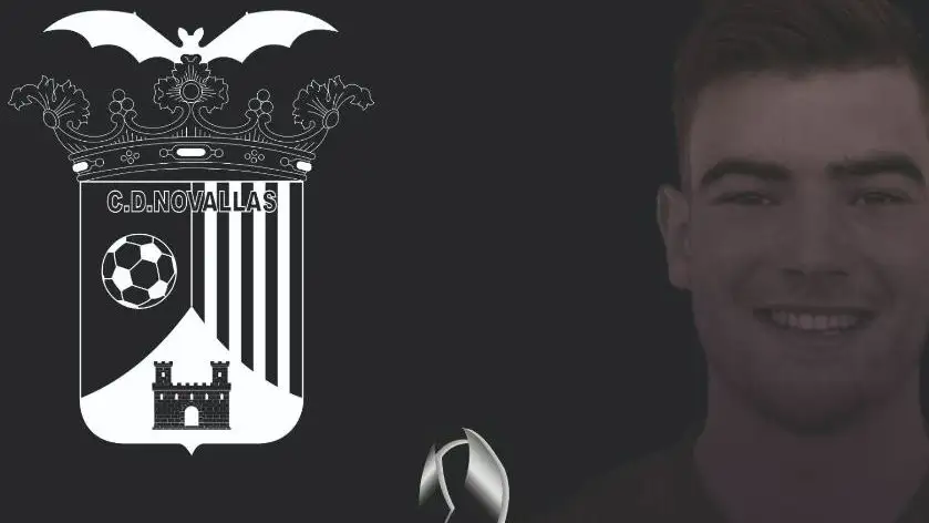 Imagen subida por el @CDNovallas tras la muerte de su jugador, Jorge Redrado Imagen subida por el @CDNovallas tras la muerte de su jugador, Jorge Redrado