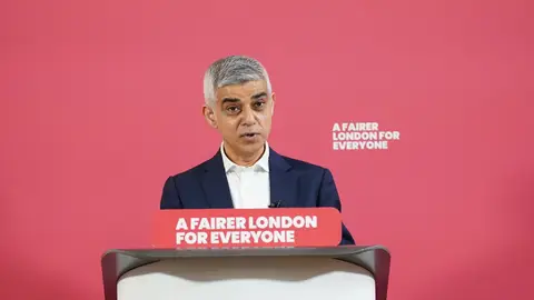 Sadiq Khan, alcalde de Londres Sadiq Khan, alcalde de Londres