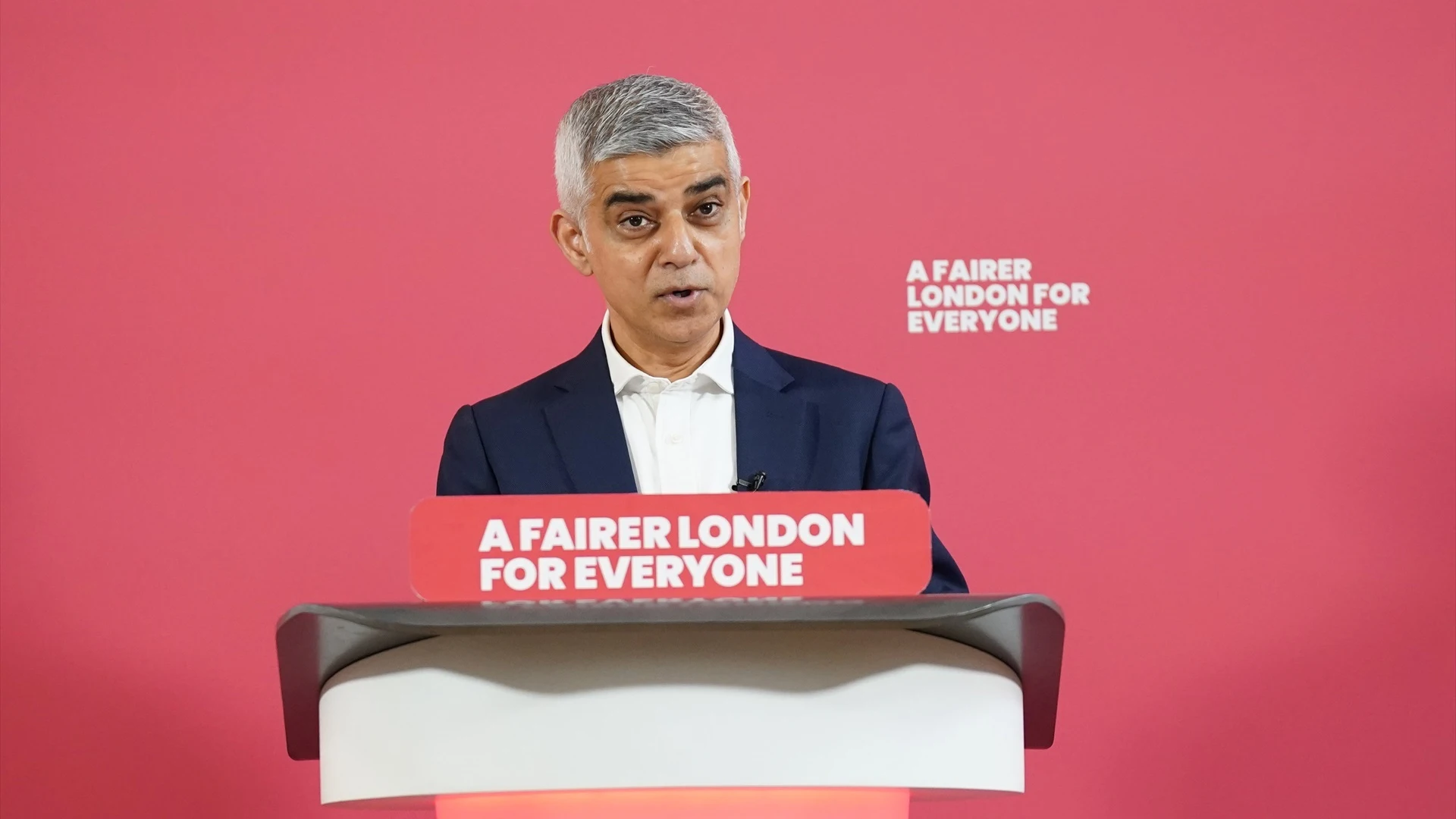 Sadiq Khan, alcalde de Londres Sadiq Khan, alcalde de Londres