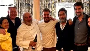 &#39;Los Beckham&#39; visitan una exclusiva bodega en Valbuena del Duero, Valladolid