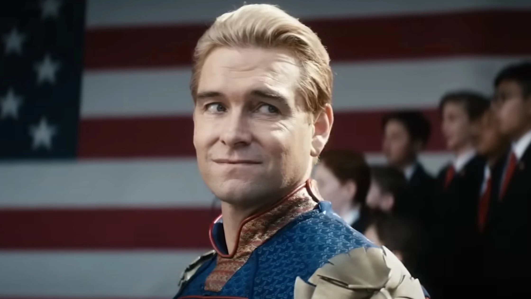 Antony Starr como Patriota en la temporada 4 de The Boys