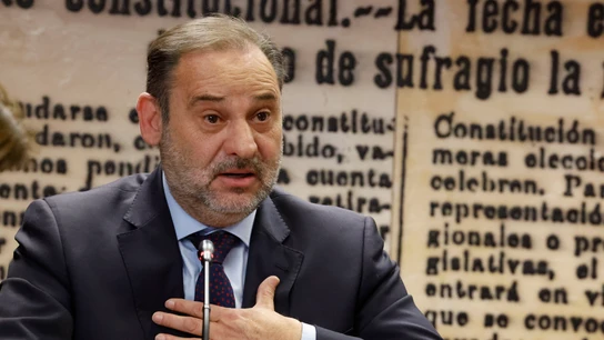 José Luis Ábalos en su comparecencia ante el Senado José Luis Ábalos en su comparecencia ante el Senado
