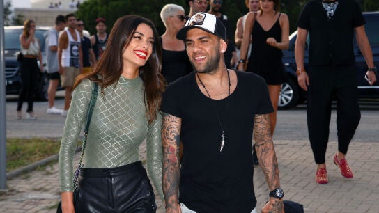 Dani Alves y Joana Sanz en 2016