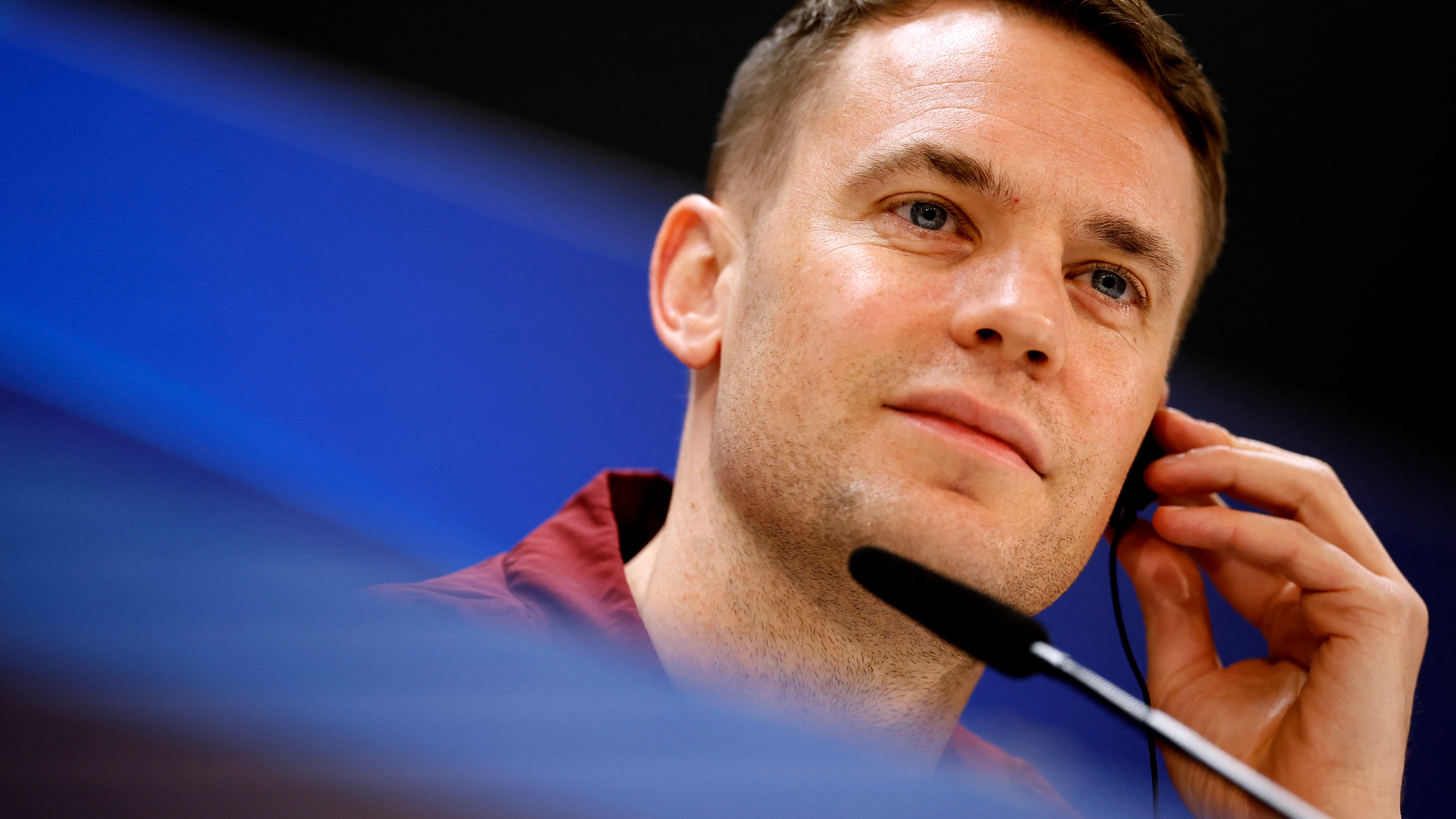 Manuel Neuer, en rueda de prensa Manuel Neuer, en rueda de prensa