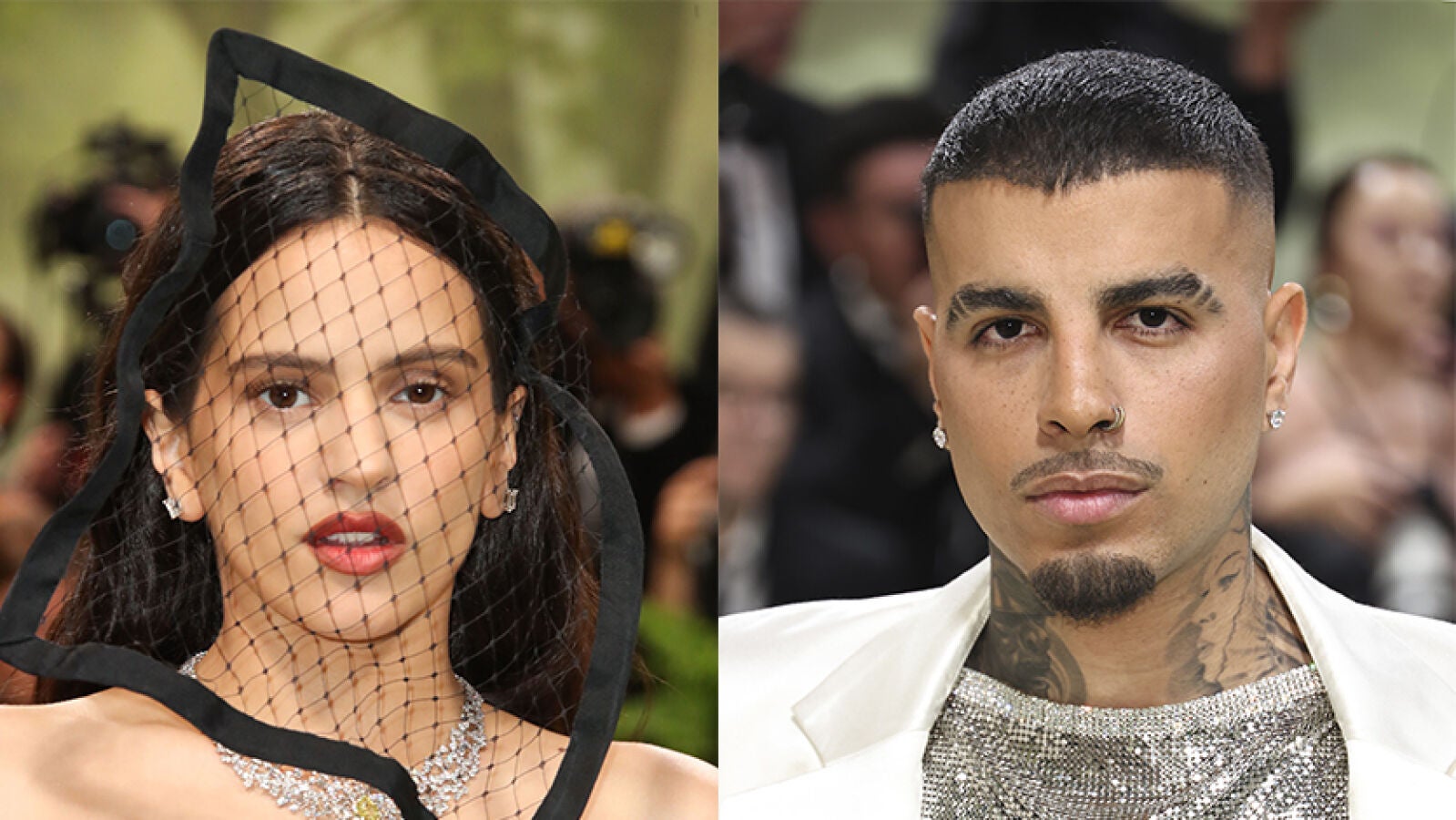 Rosalía y Rauw Alejandro se reencuentran en la MET Gala: los significativos detalles que han sido interpretados como indirectas