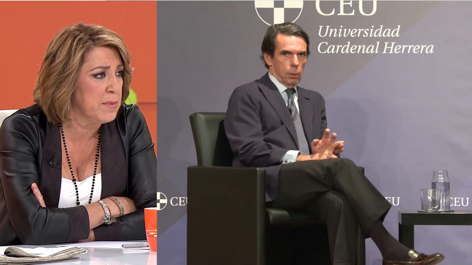 Susana Díaz responde a las acusaciones de Aznar a Sánchez: 