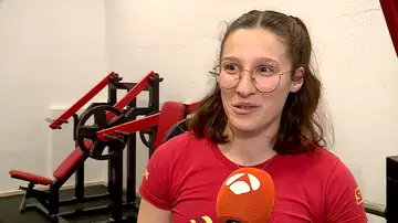 Rosalía Veiga, campeona de powerlifting nacional