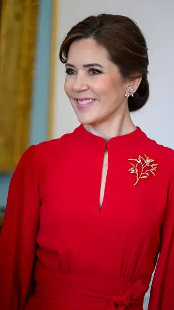 Mary de Dinamarca con un derrame en el ojo en su viaje a Suecia Mary de Dinamarca con un derrame en el ojo en su viaje a Suecia