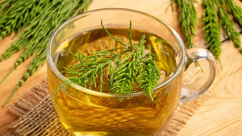 Infusión de cola de caballo Infusión de cola de caballo