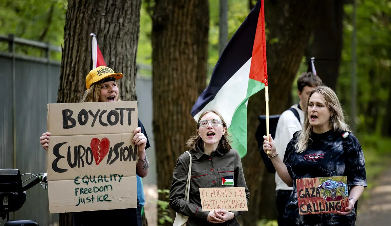 Protestas contra la participación de Israel en Eurovisión