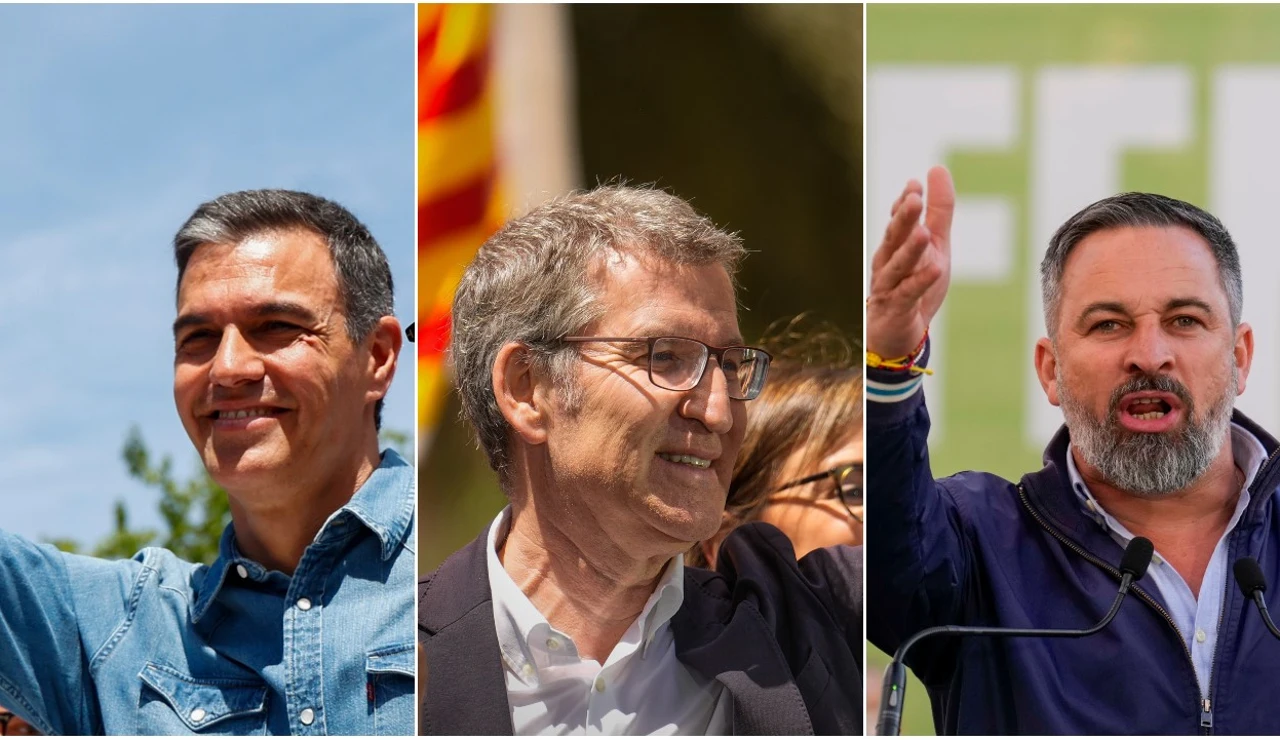Los líderes nacionales en la campaña catalana