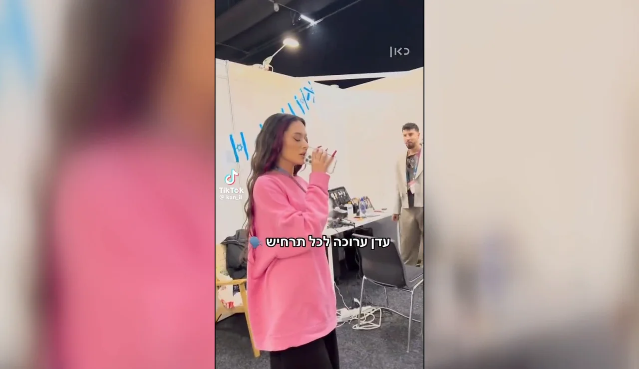 La representante de Israel se prepara para actuar en Eurovisión