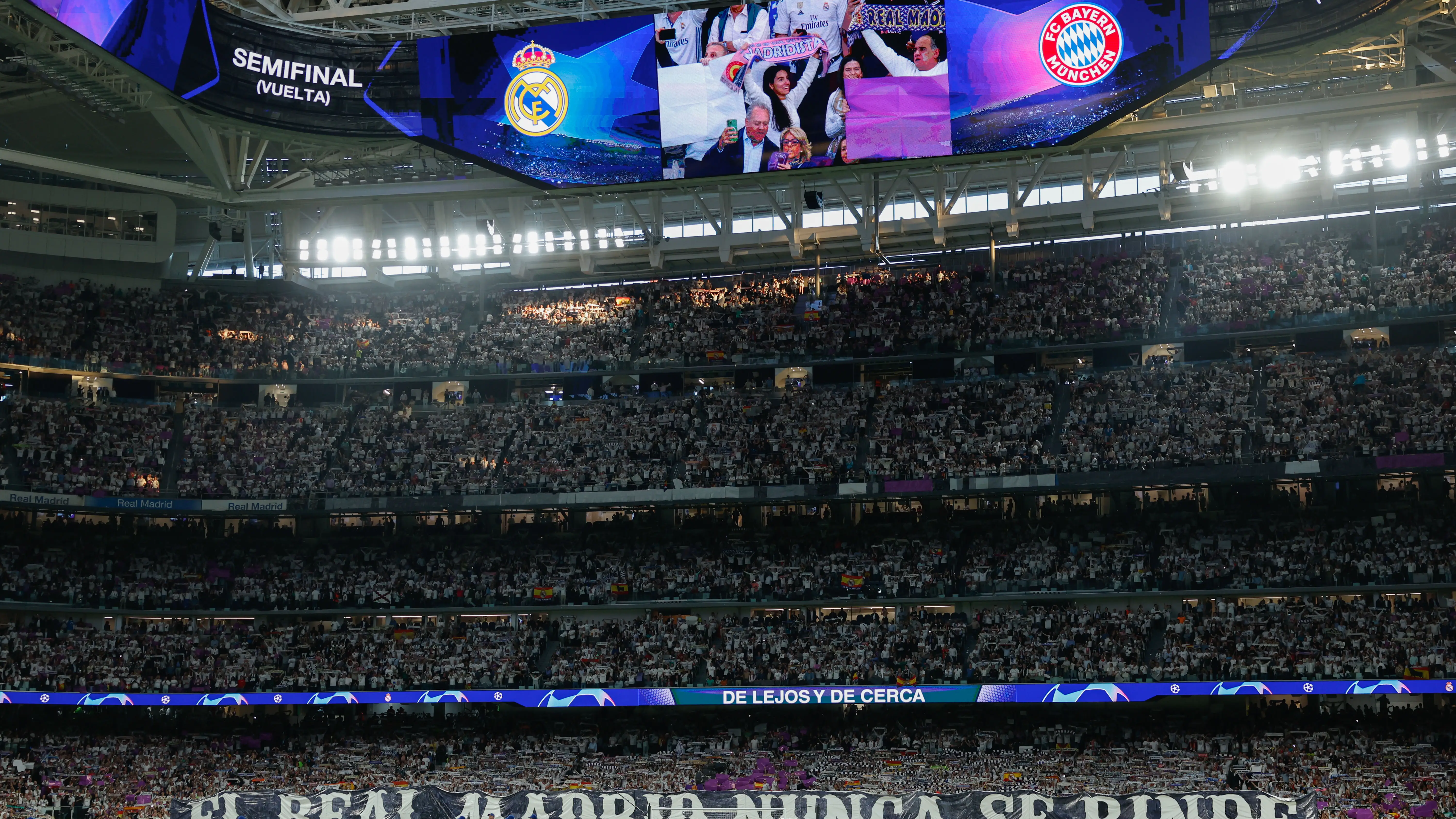 Ambiente en el Bernab&eacute;u