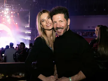 Carla Pereyra y Diego Simeone en un festival en Madrid Carla Pereyra y Diego Simeone en un festival en Madrid