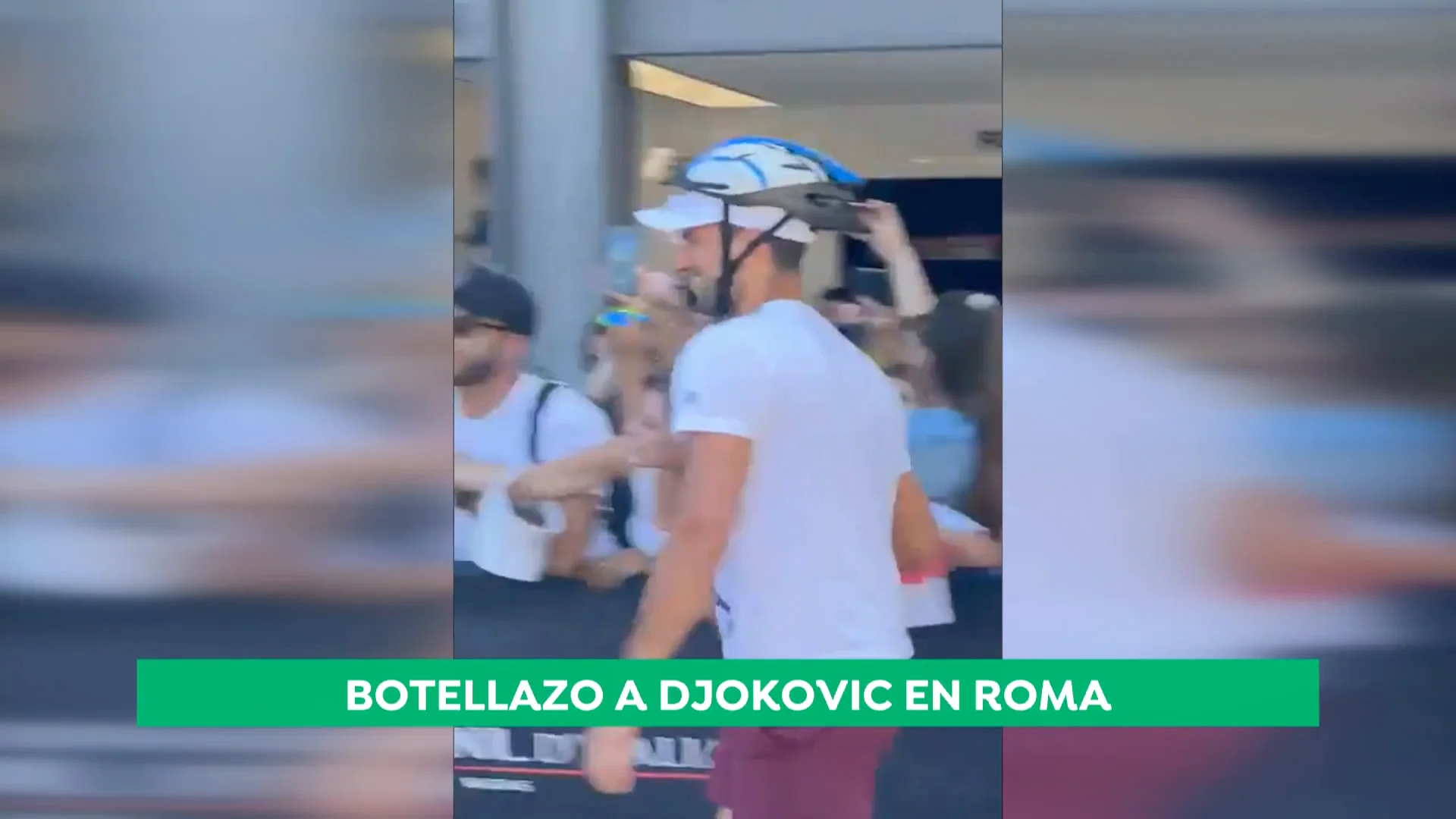 Novak Djokovic, a su llegada a las instalaciones del Foro Itálico Novak Djokovic, a su llegada a las instalaciones del Foro Itálico