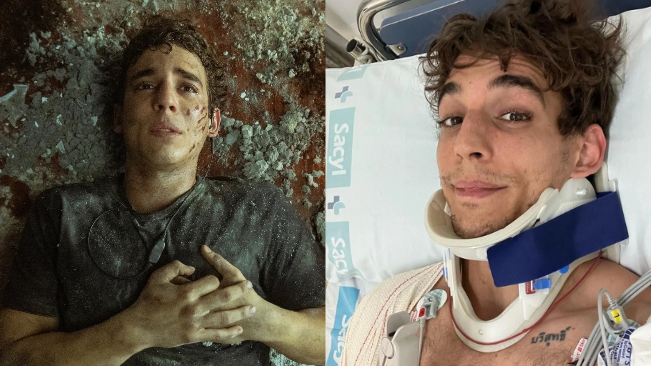 Miguel Herrán en La casa de papel y hospitalizado Miguel Herrán en La casa de papel y hospitalizado