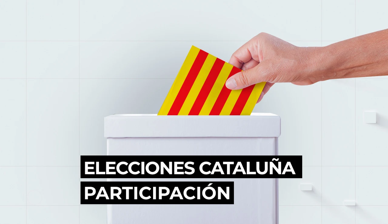 Imagen de la participación en las elecciones catalanas