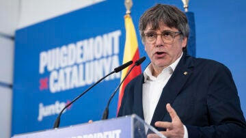 El candidato de Junts a la presidencia de la Generalitat, Carles Puigdemont