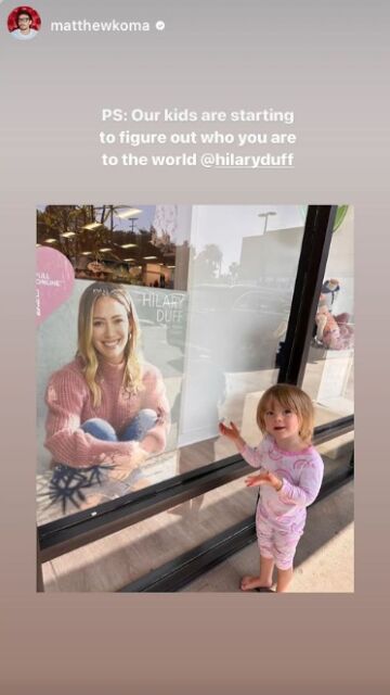 La felicitación del marido de Hilary Duff