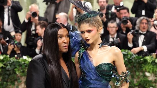 Law Roach and Zendaya en la Met Gala de 2024