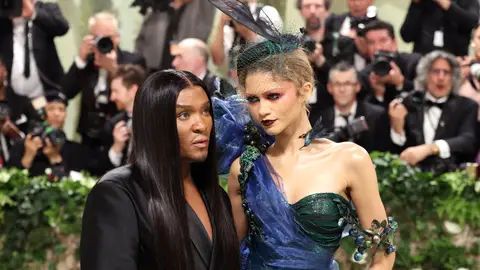Law Roach and Zendaya en la Met Gala de 2024 Law Roach and Zendaya en la Met Gala de 2024