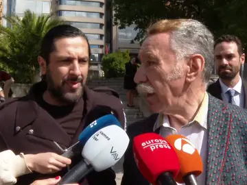 Rafael Amargo con su abogado Rafael Amargo con su abogado