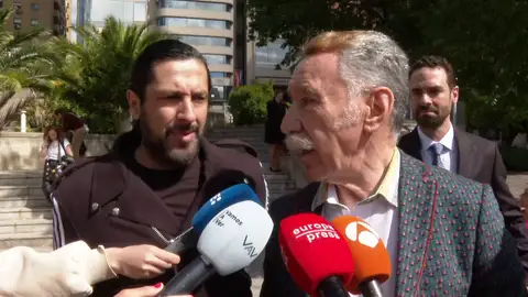 Rafael Amargo con su abogado Rafael Amargo con su abogado