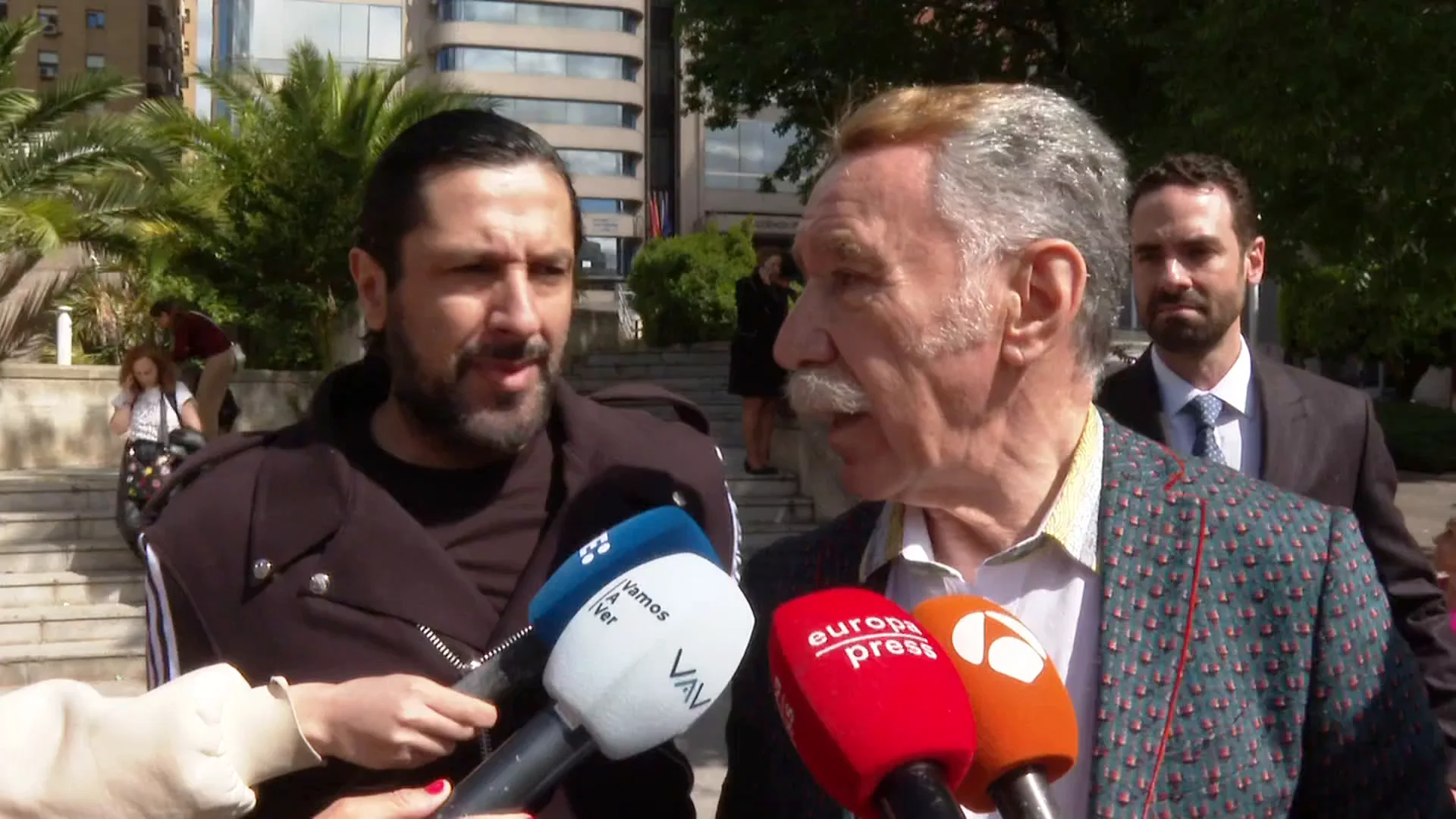 Rafael Amargo con su abogado Rafael Amargo con su abogado