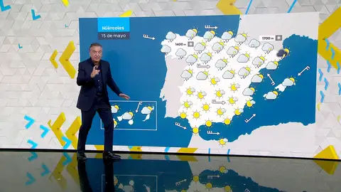 Roberto Brasero anuncia la previsión Roberto Brasero anuncia la previsión