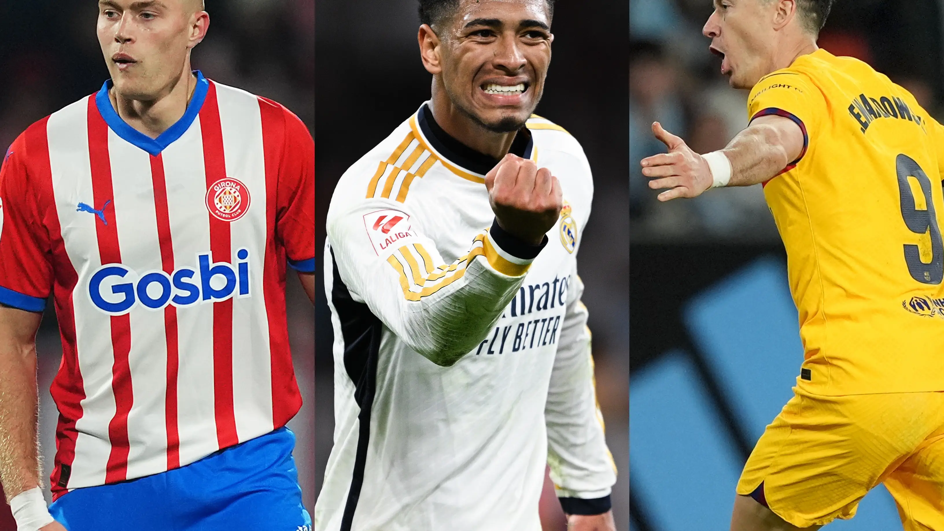 Dovbyk, Bellingham y Lewandowski, tres de los que optan al pichichi de LaLiga 2023-2024 Dovbyk, Bellingham y Lewandowski, tres de los que optan al pichichi de LaLiga 2023-2024