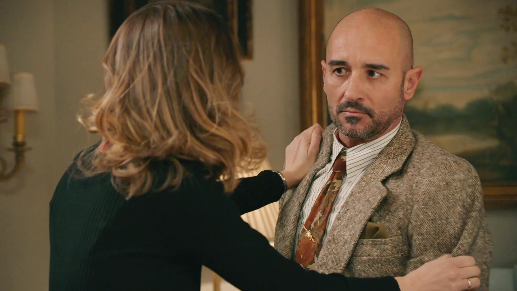 ¡Jesús, fuera de sí! Begoña evita que su marido pegue a Julia ¡Jesús, fuera de sí! Begoña evita que su marido pegue a Julia