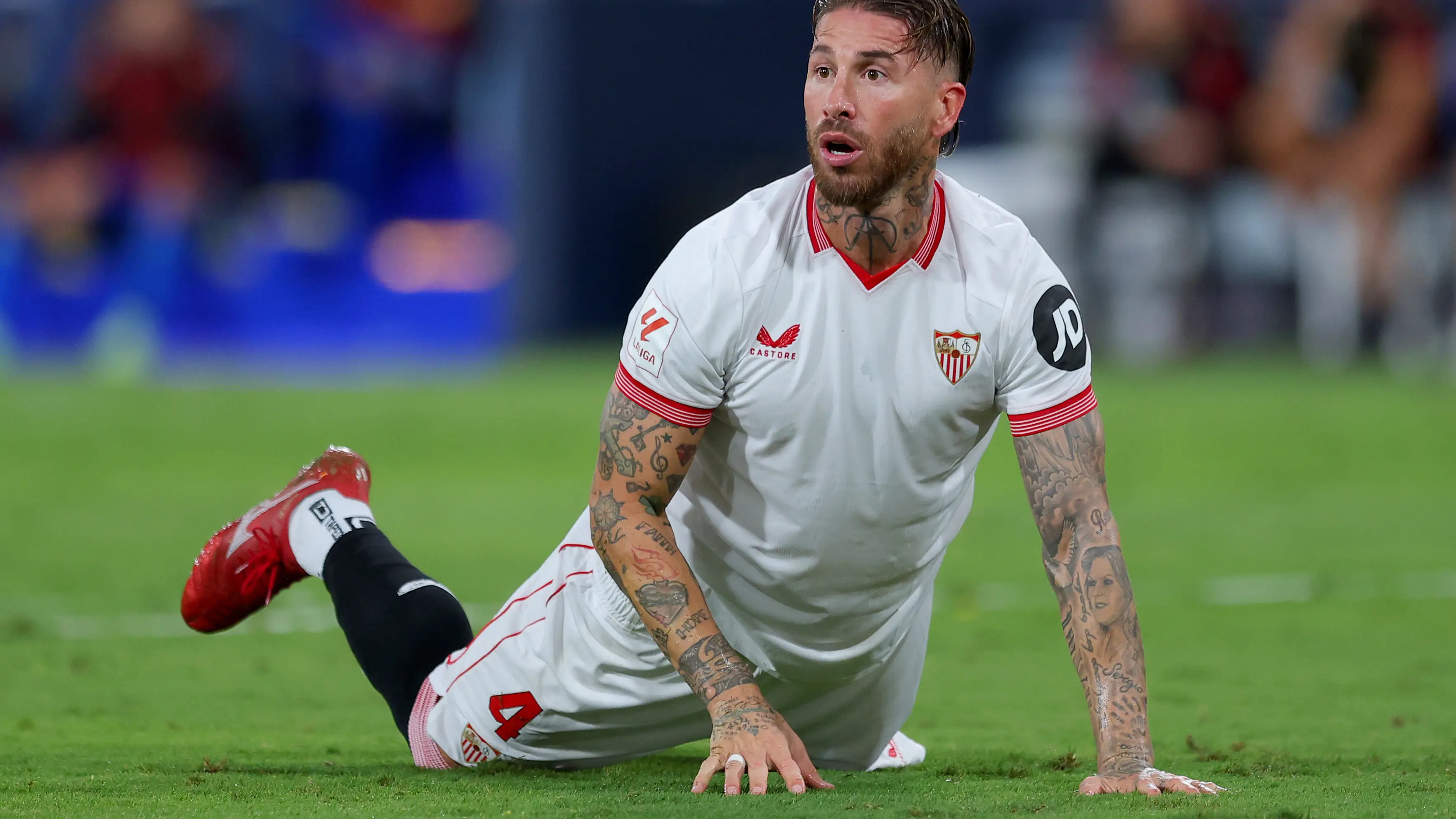 Sergio Ramos durante un partido de LaLiga EA Sports 2023-2024