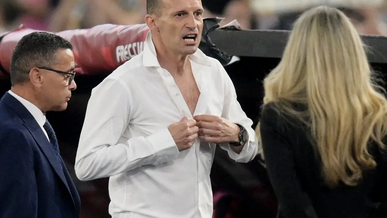 Massimiliano Allegri en la final de Copa Massimiliano Allegri en la final de Copa