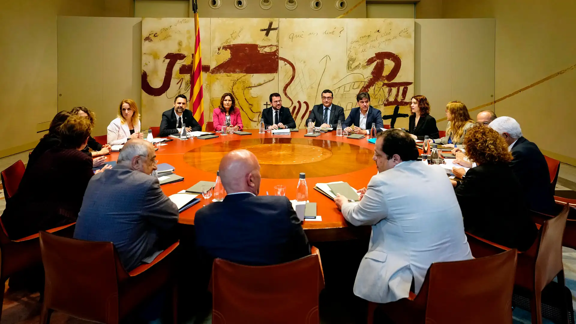 Reunión semanal del gobierno catalán Reunión semanal del gobierno catalán