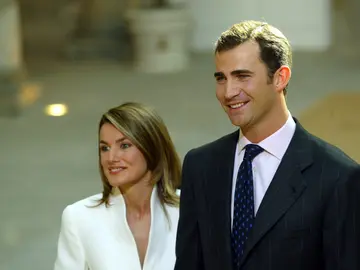 Felipe VI y Letizia Ortiz en su compromiso Felipe VI y Letizia Ortiz en su compromiso