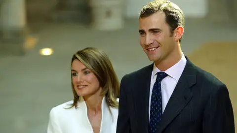Felipe VI y Letizia Ortiz en su compromiso Felipe VI y Letizia Ortiz en su compromiso