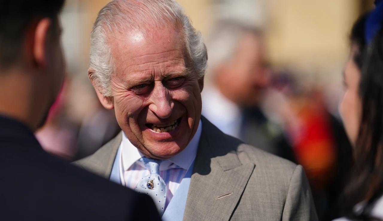 El rey Carlos III en el Palacio de Buckingham