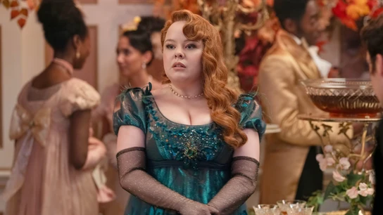 Nicola Coughlan como Penelope Featherington en la temporada 3 de Los Bridgerton Nicola Coughlan como Penelope Featherington en la temporada 3 de Los Bridgerton