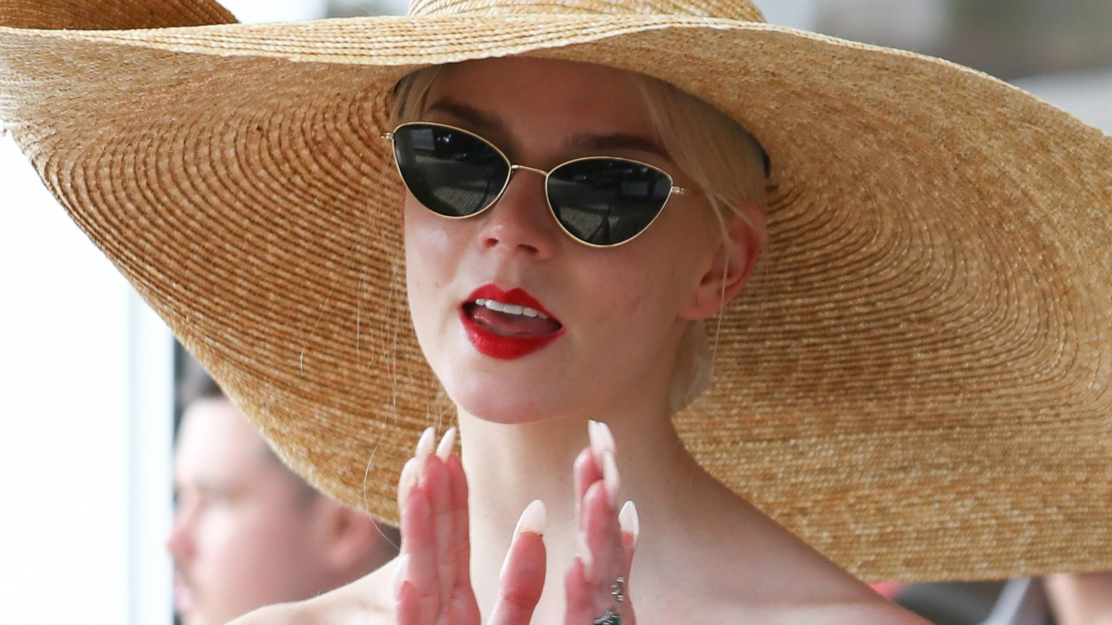 Anya Taylor-Joy a su llegada al Festival de Cannes