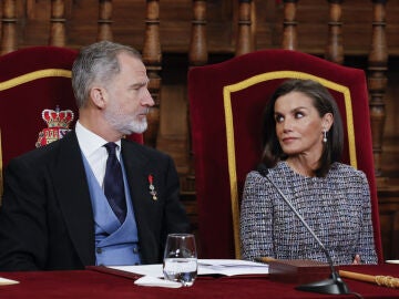 El rey Felipe VI y la reina Letizia