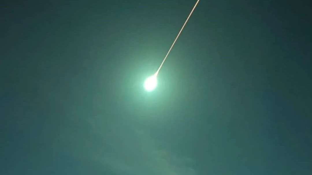 La bola de luz avistada en Espa&ntilde;a