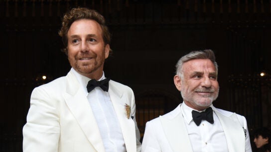 Ra&uacute;l Prieto y Joaqu&iacute;n Torres el d&iacute;a de su boda