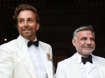 Raúl Prieto y Joaquín Torres el día de su boda